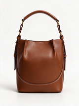 Vegan Leather Bucket Bag