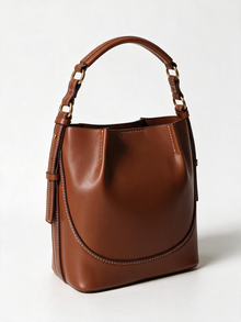 Vegan Leather Bucket Bag